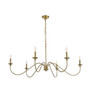 Living District LD5056D48SG Rohan 48 inch chandelier in Satin Gold
