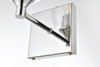 Living District LD7307W5CH Gianni 1 light Chrome and Clear Bath Sconce