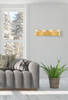 Elegant Lighting 3509W25G Graham 4 Light Wall Sconce in Gold