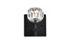Elegant Lighting 3509W6BK Graham 1 Light Wall Sconce in Black