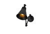 Living District LD7323W6BLK Ledger 1 light Black swing arm wall sconce