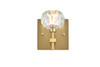 Elegant Lighting 3509W6G Graham 1 Light Wall Sconce in Gold