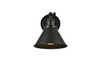 Living District LD7324W7BLK Bentley 1 light Black Bath Sconce