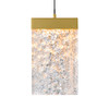 CWI LIGHTING 1587P6-1-624 Lava Integrated LED Brass Mini Pendant