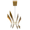 CWI LIGHTING 1698P72-624 Candora Integrated LED Brass Chandelier