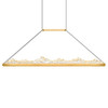 CWI LIGHTING 1601P48-624 Himalayas Integrated LED Brass Chandelier