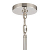 ELK HOME 32484/4 Abaca 18'' Wide 4-Light Chandelier - Polished Nickel