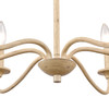 ELK HOME 90220/6 Ellisville 30'' Wide 6-Light Chandelier - Antique Cream