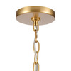 ELK HOME 32485/6 Abaca 32'' Wide 6-Light Chandelier - Brushed Gold