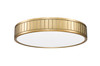 Z-LITE 1005F16-MGLD-LED 1 Light Flush Mount, Modern Gold