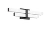 Z-LITE 1008-18W-MB-LED 2 Light Vanity, Matte Black