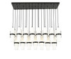 Z-LITE 1946P-23L-MB 23 Light Linear Chandelier, Matte Black