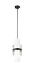Z-LITE 1946P-ROD-MB 1 Light Pendant, Matte Black
