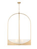 Z-LITE 1947-48MGLD 8 Light Chandelier, Modern Gold