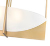 Z-LITE 1947-48MGLD 8 Light Chandelier, Modern Gold