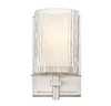 Z-LITE 1949-1S-BN 1 Light Wall Sconce, Brushed Nickel