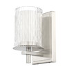 Z-LITE 1949-1S-BN 1 Light Wall Sconce, Brushed Nickel