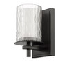 Z-LITE 1949-1S-MB 1 Light Wall Sconce, Matte Black