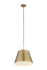 Z-LITE 2307-18RB 1 Light Pendant, Rubbed Brass