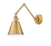 Z-LITE 349S-RB 1 Light Wall Sconce, Rubbed Brass