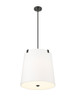 Z-LITE 3501P18-MB 5 Light Pendant, Matte Black