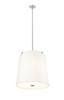 Z-LITE 3501P24-BN 6 Light Pendant, Brushed Nickel