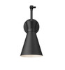 Z-LITE 351S-MB 1 Light Wall Sconce, Matte Black