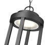 Z-LITE 5005CHB-BK-LED 1 Light Outdoor Chain Mount Ceiling Fixture, Sand Black