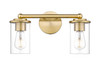 Z-LITE 742-2V-LG 2 Light Vanity, Luxe Gold