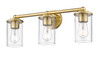 Z-LITE 742-3V-LG 3 Light Vanity, Luxe Gold