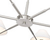 Z-LITE 744-63R-BN 6 Light Chandelier, Brushed Nickel