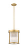 Z-LITE 7504P10-MGLD 3 Light Pendant, Modern Gold