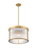 Z-LITE 7504P18-MGLD 5 Light Pendant, Modern Gold