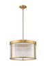 Z-LITE 7504P18-MGLD 5 Light Pendant, Modern Gold