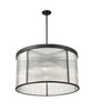 Z-LITE 7504P32-MB 9 Light Chandelier, Matte Black