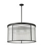 Z-LITE 7504P32-MB 9 Light Chandelier, Matte Black