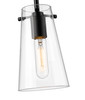 Z-LITE 7508MP-MB 1 Light Pendant, Matte Black