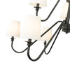 Z-LITE 7509-9-46MB 9 Light Chandelier, Matte Black