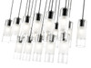 Z-LITE 824P-17L-MB 17 Light Linear Chandelier, Matte Black