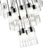 Z-LITE 824P-27R-MB 27 Light Chandelier, Matte Black