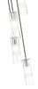 Z-LITE 824P-5R-BN 5 Light Chandelier, Brushed Nickel