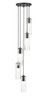 Z-LITE 824P-5R-MB 5 Light Chandelier, Matte Black