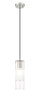 Z-LITE 824P-BN 1 Light  Pendant, Brushed Nickel