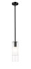 Z-LITE 824P-ROD-MB 1 Light  Pendant, Matte Black