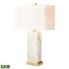 ELK HOME H0019-8006-LED Helain 27'' High 1-Light Table Lamp - White - Includes LED Bulb