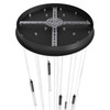 AVENUE LIGHTING HF2021-SNW-BK 21-Light FLUSH MOUNT PENDANTS, BLACK