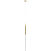 AVENUE LIGHTING HF2020-SNW-BB 1-Light PENDANT, BRUSHED BRASS