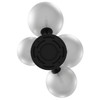 AVENUE LIGHTING HF4244-BK-WHT 4-Light WALL SCONCE, BLACK