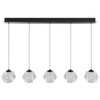AVENUE LIGHTING HF3955-BK 5-Light Multi-Light Pendant, BLACK