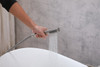 ELEGANT KITCHEN AND BATH FAT-8001BNK Steven Floor Mounted Roman Tub Faucet with Handshower in Brushed Nickel